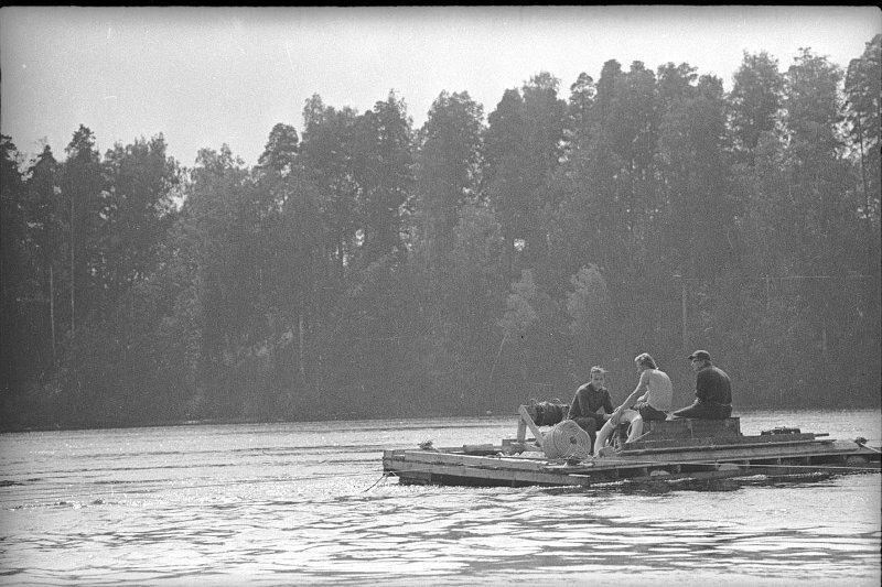 День отдыха. Виктор Ершов, июль 1972 года, Ленинградская обл., Выборгский р-н, г. Светогорск, МАММ/МДФ.