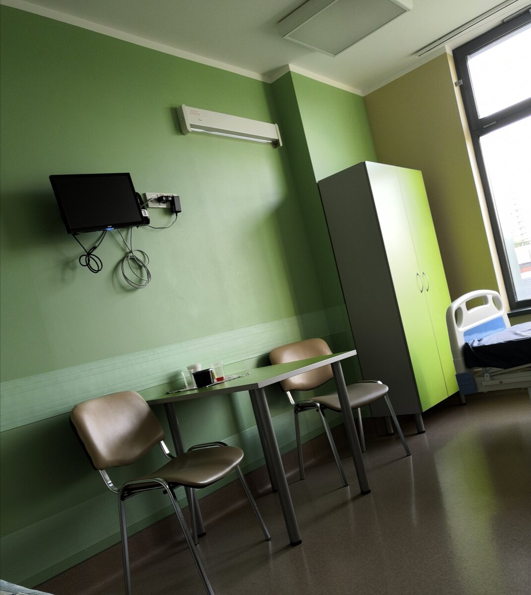 Приятная обстановка в московской больнице. 