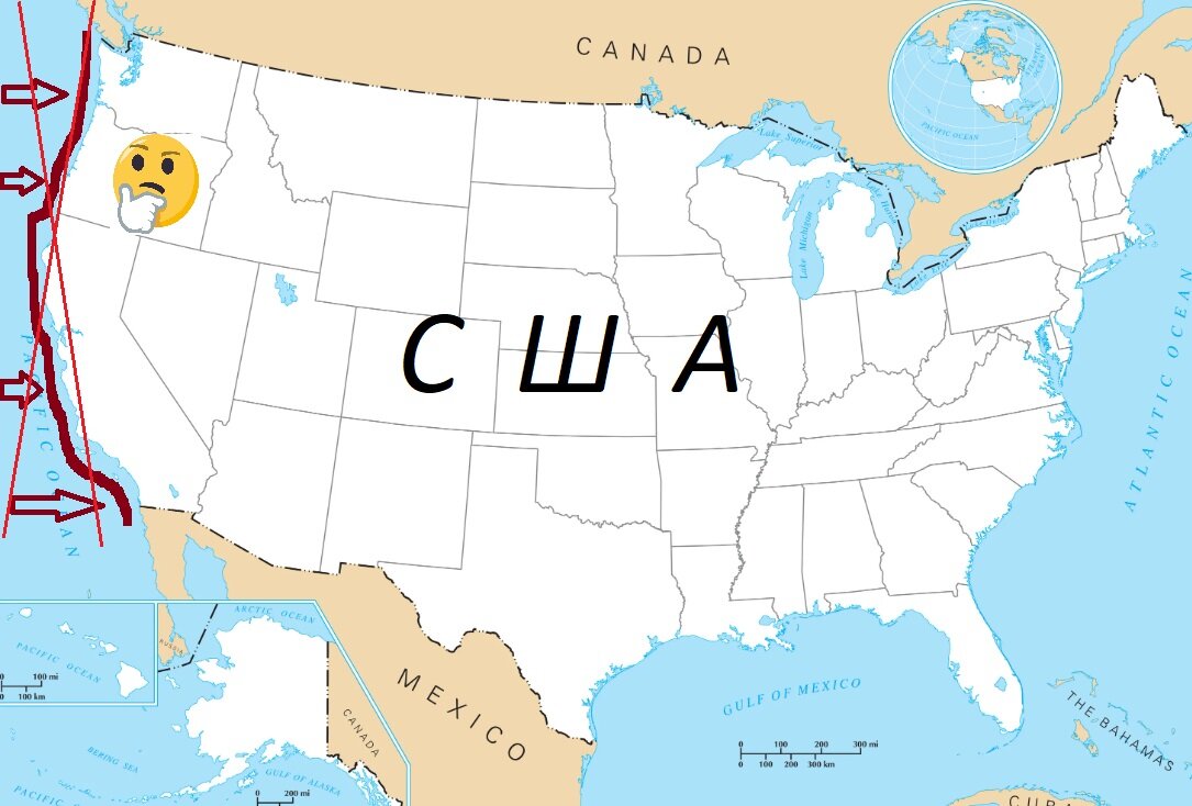 Почему на западном побережье США никто не купается | 51 Меридиан | Дзен