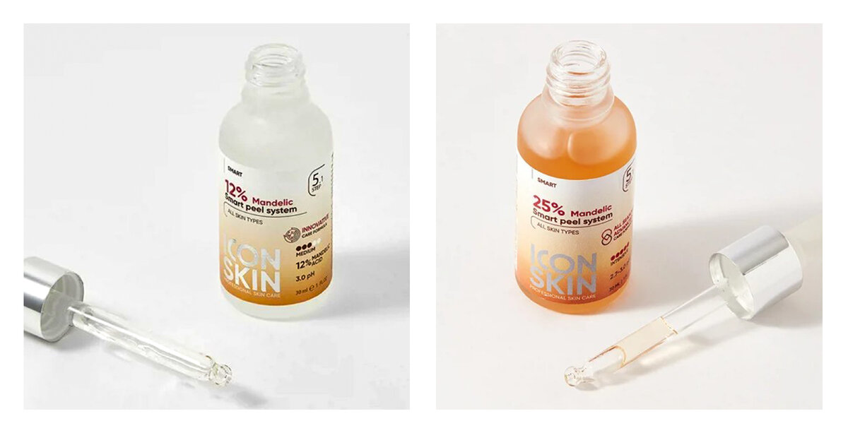ICON SKIN Миндальный пилинг 12%, Миндальный пилинг 25%