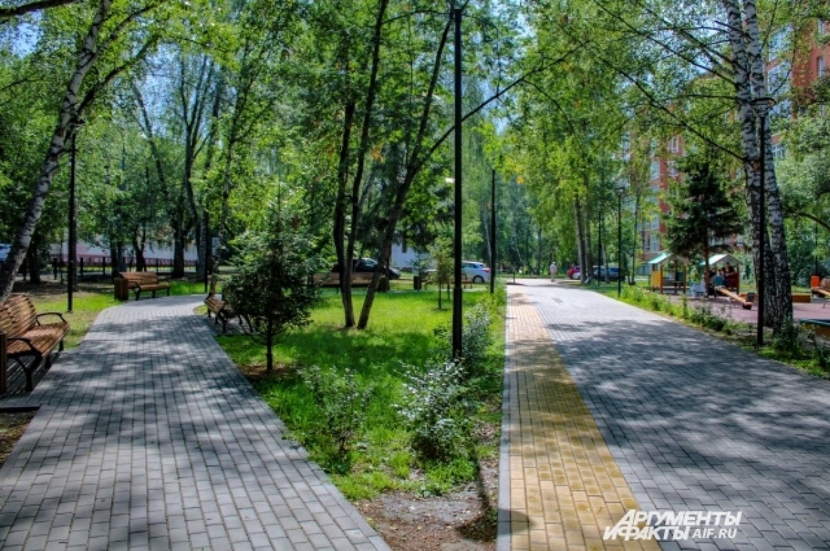    В Томской области благоустроено 20 общественных пространств