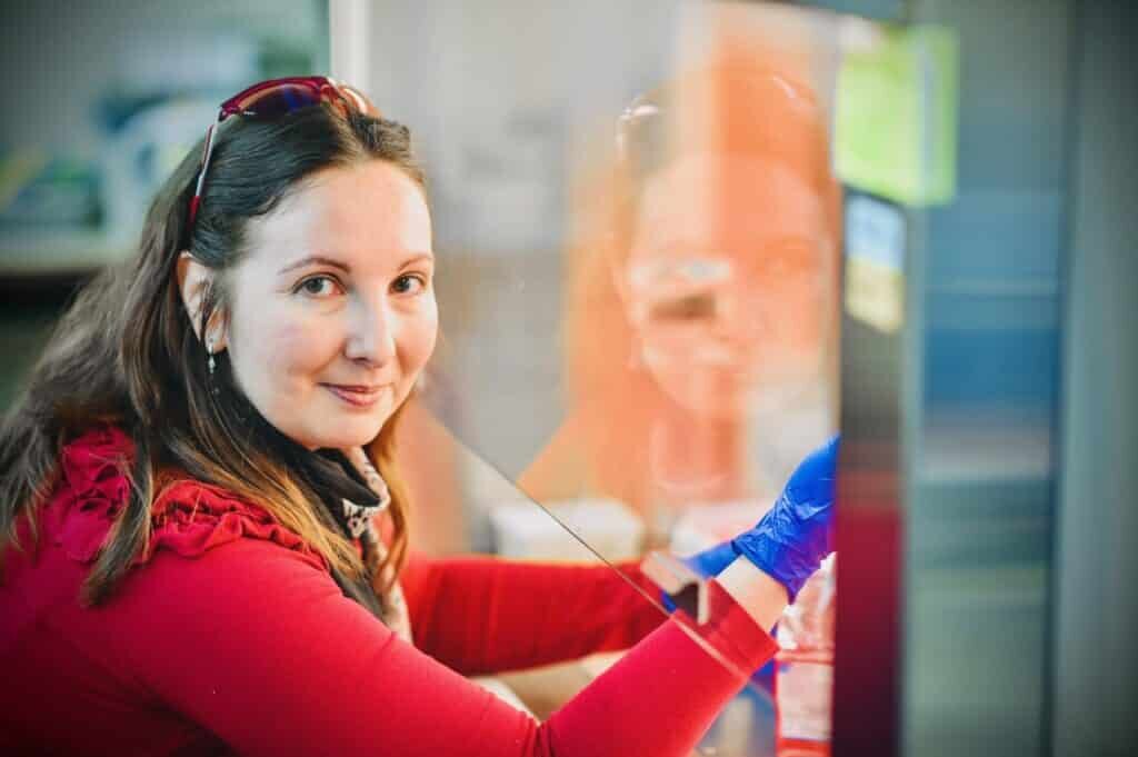    Юлия Мерхер, старший научный сотрудник лаборатории персонализированной химио-лучевой терапии МФТИ, первый автор исследования / ©Мерхер