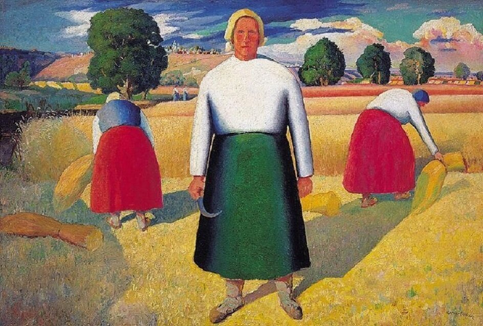Малевич. «Жнецы»