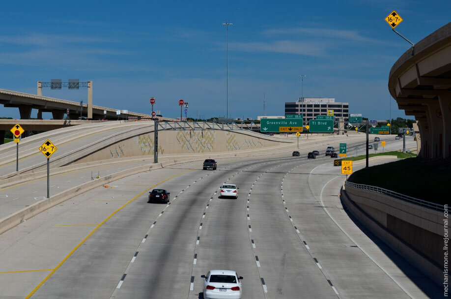 Дорога в США