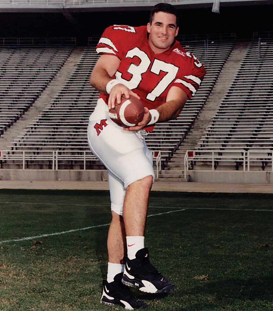 Юный Кевин Планк на тренировке