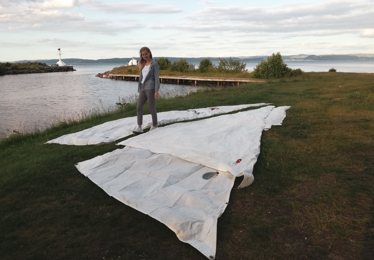 Распаковка парусов