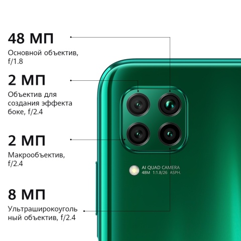 Камеры в модели P40 lite