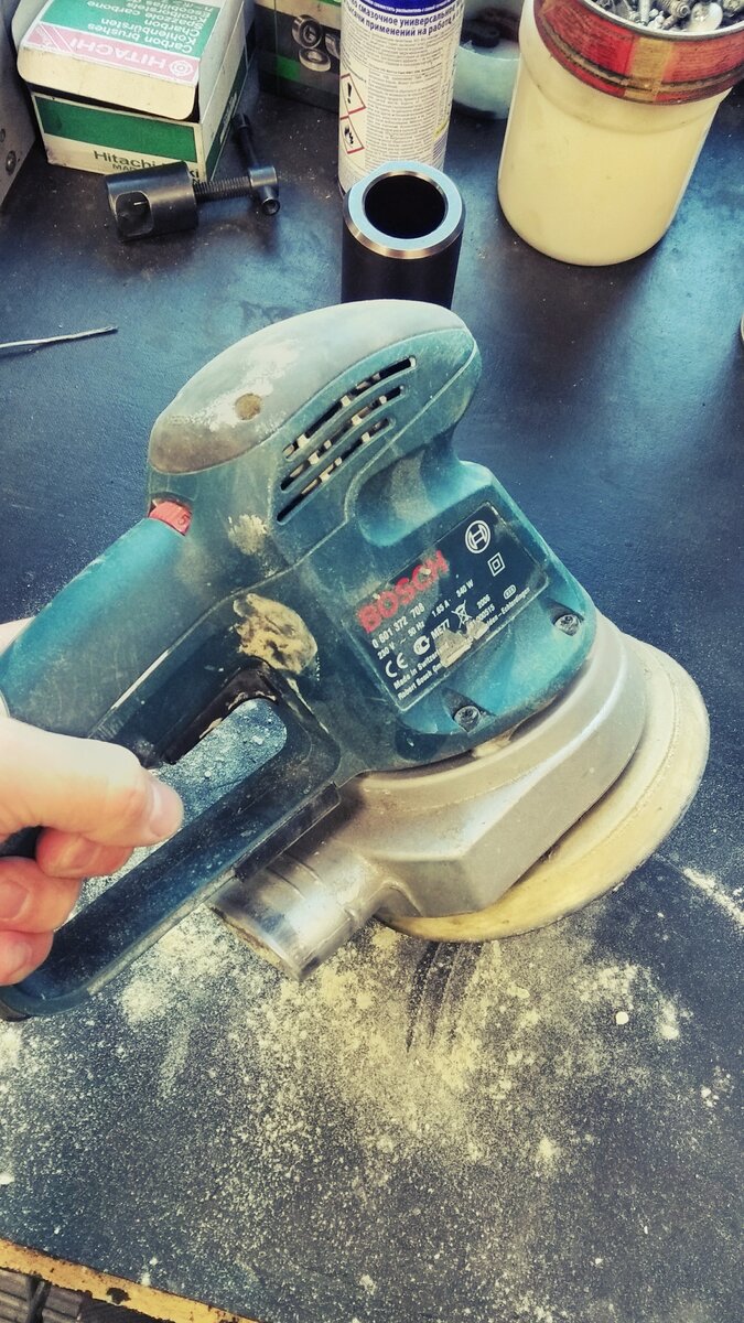 Bosch GEX 150, мычит и не крутится