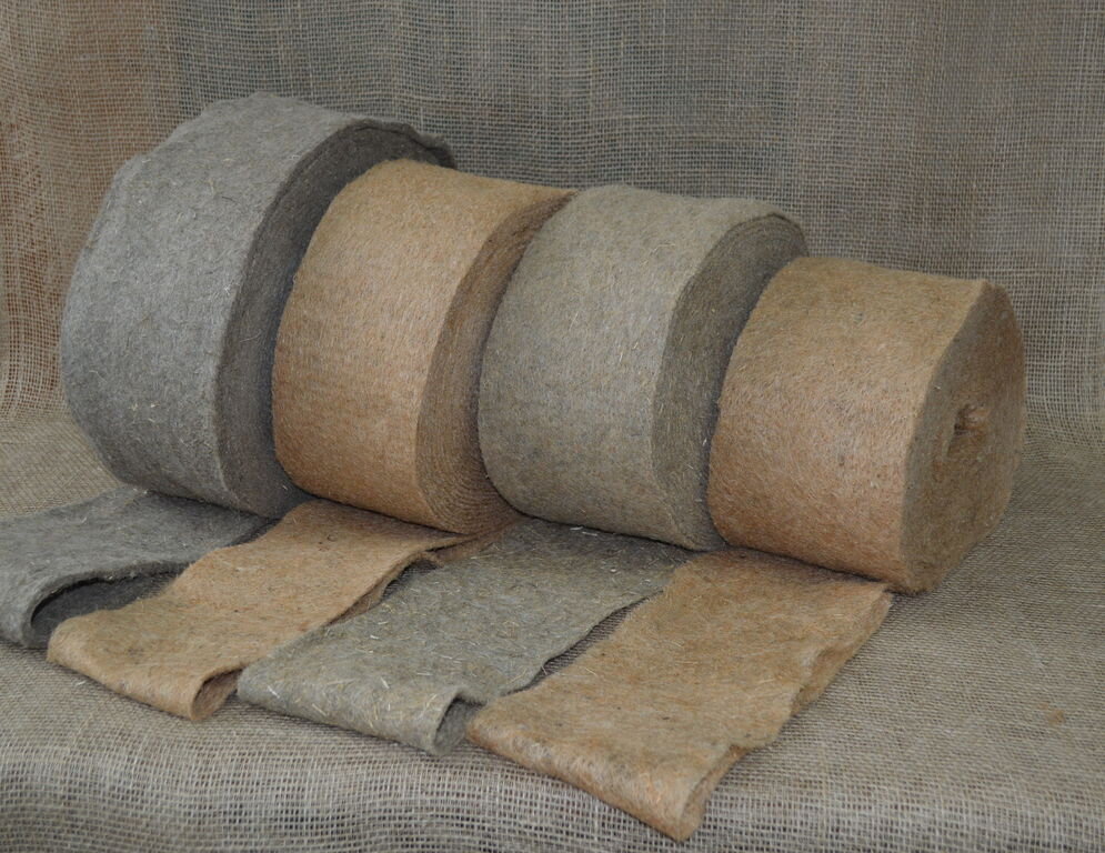 Серо-серебристый лён, а золотистый - джут