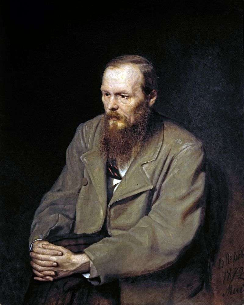 Василий Перов. Портрет писателя Фёдора Михайловича Достоевского, 
1872 год.