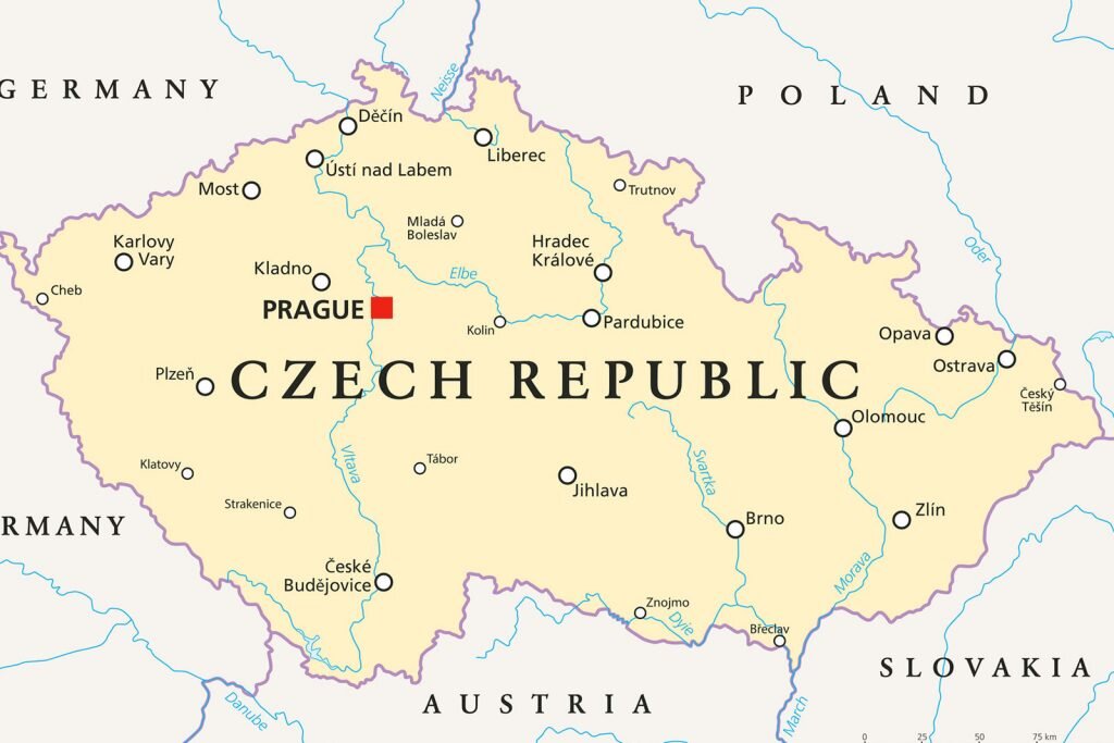 Географическое положение чехии