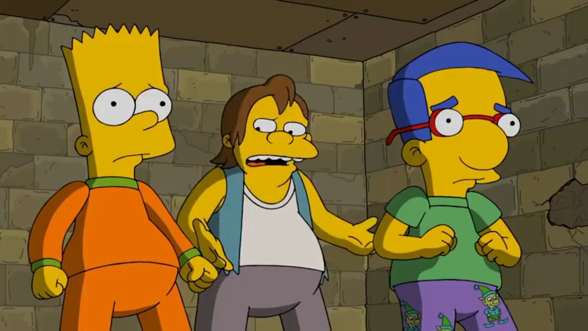 кадр из сериала "Симпсоны".