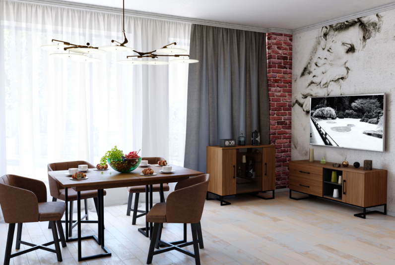 Модульная гостиная Лофт-1 на сайте m-maker.ru