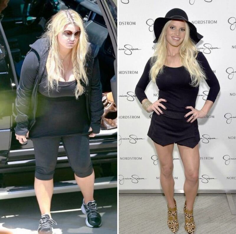 Звёзды до и после похудения (21 фото)