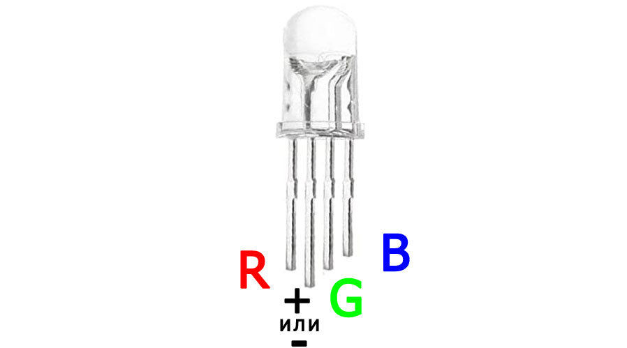 Схема RGB светодиода