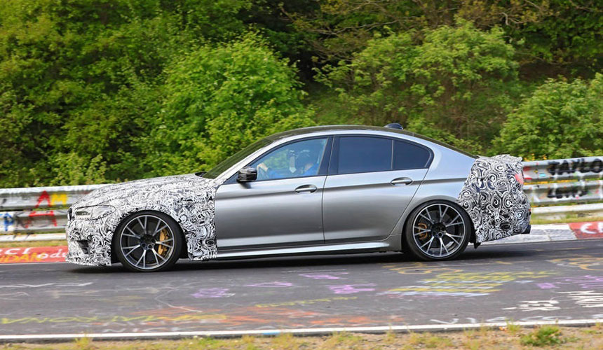 Шпионское фото bmw m5 cs