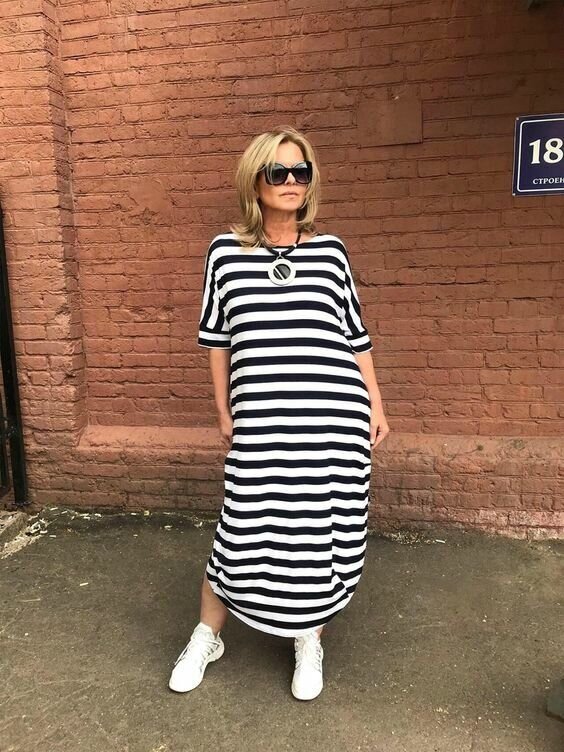 Платья в стиле кэжуал для женщин 50+ | Мне 50 | Дзен