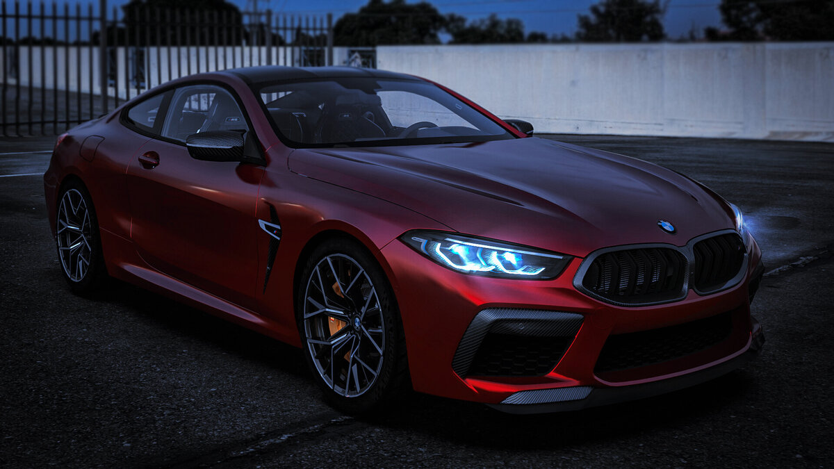 BMW m8 Competition Gran Coupe Red