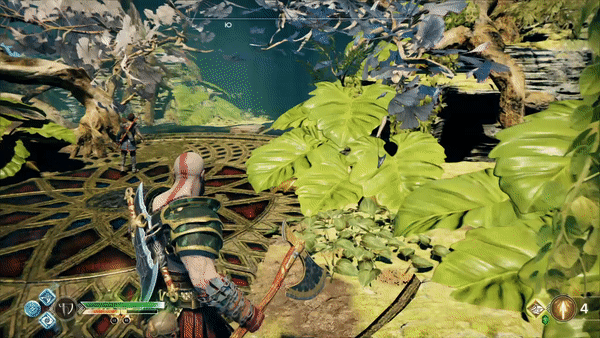 видео сделано в God of War