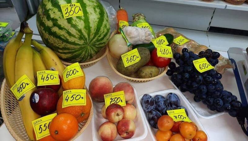 Ценник в одном из магазинов Среднеколымска