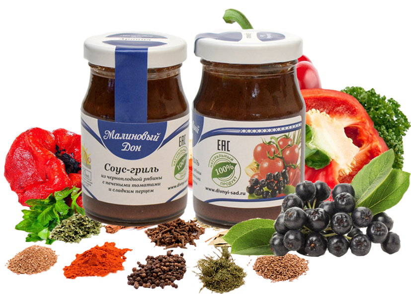 Супер полезный соус-бальзам из черноплодной рябины "Малиновый Дон"