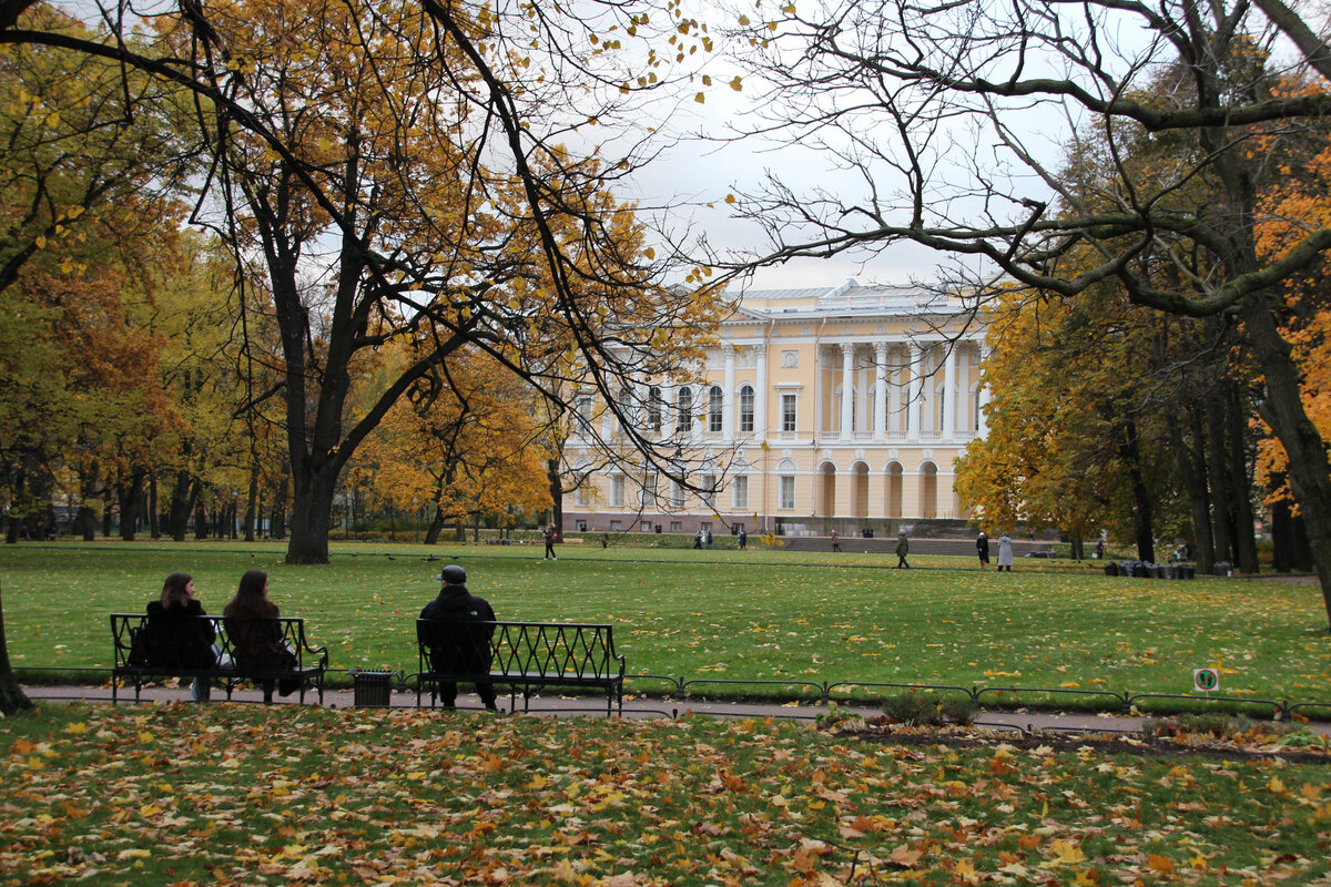 Михайловский парк в санкт петербурге фото