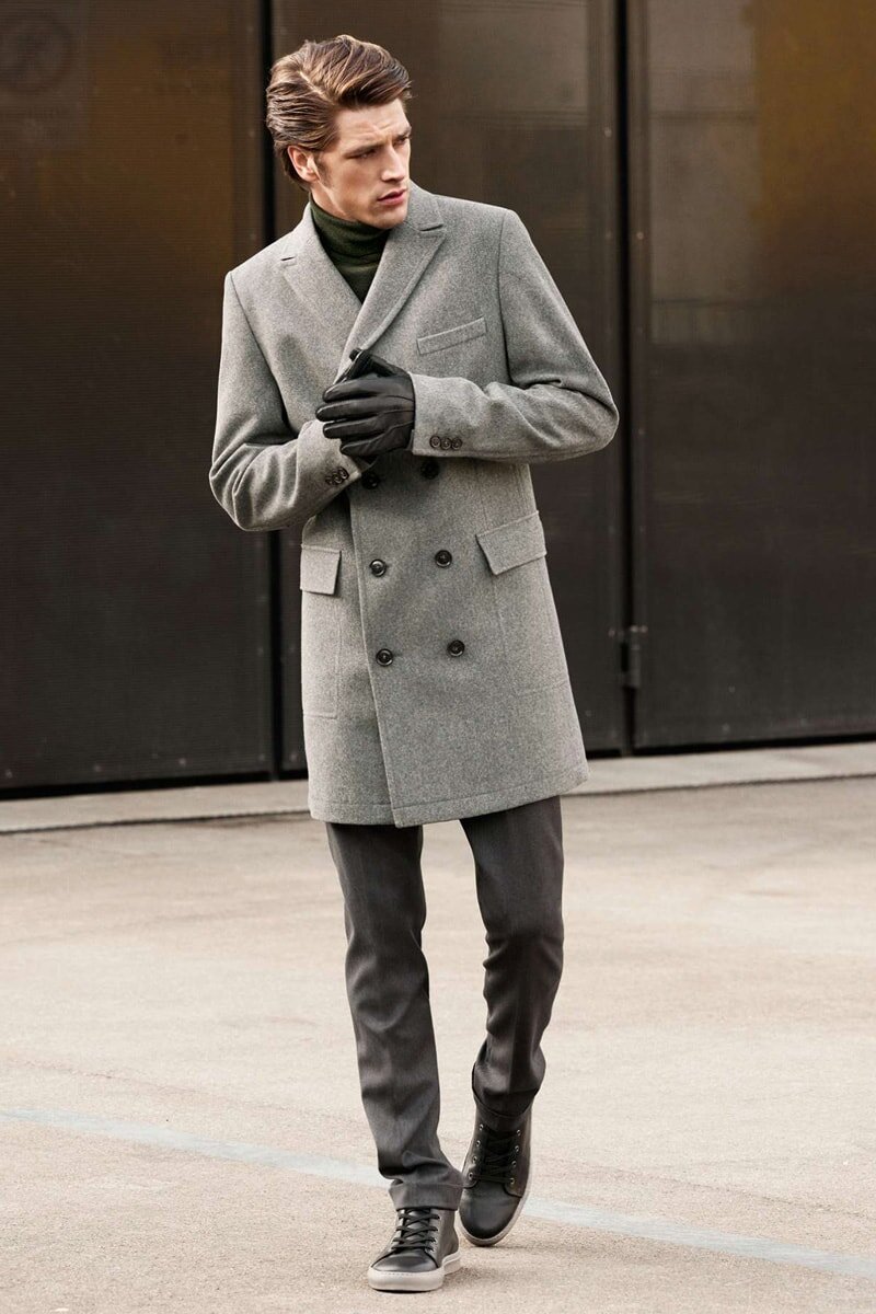 Как выбрать мужское зимнее пальто по типу ткани, фасона, стиля?