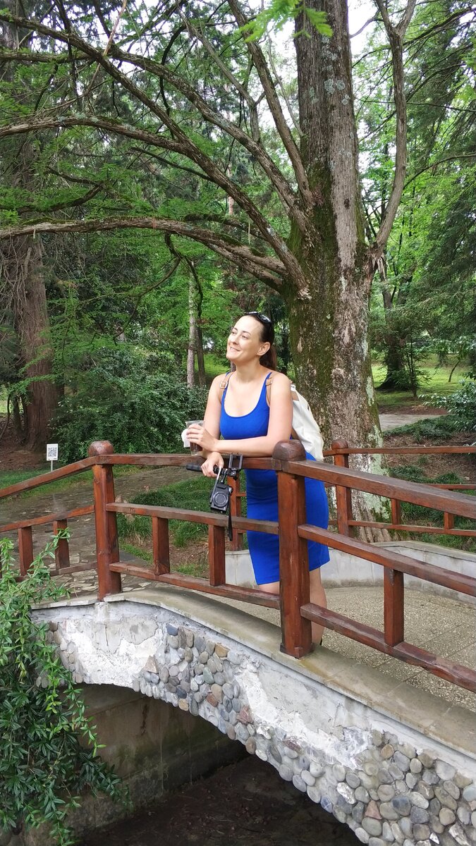 В Сочинском дендрарии.