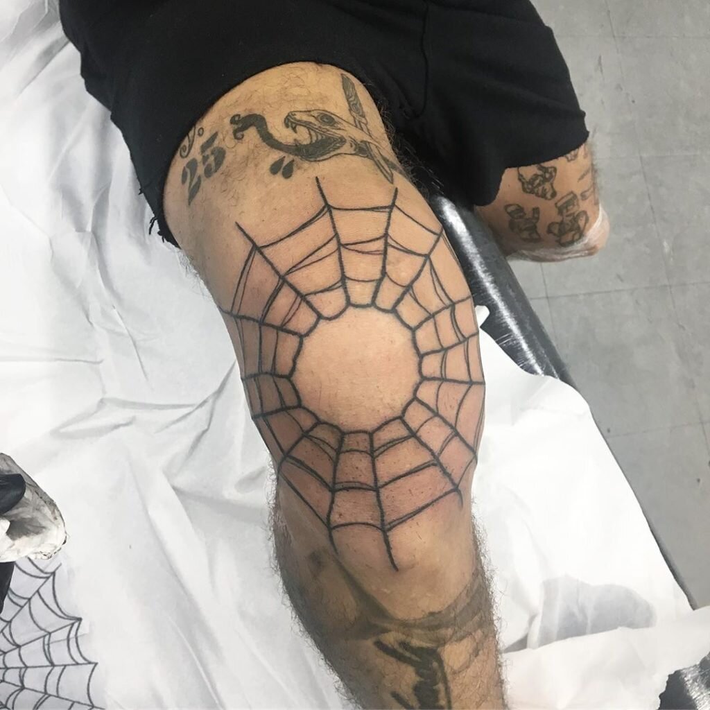 Татуировка паук с паутиной: значение и символизм