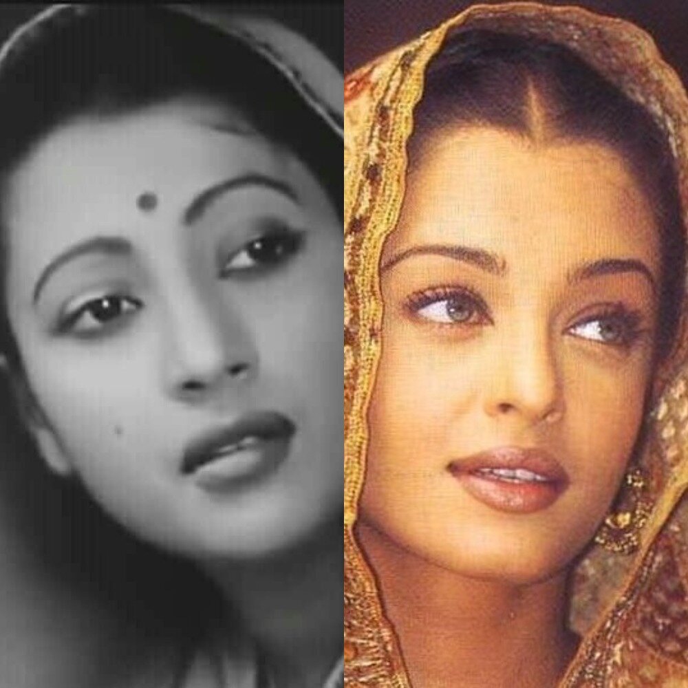 Источник: Pinterest Сучитра Сен и Айшвария Рай