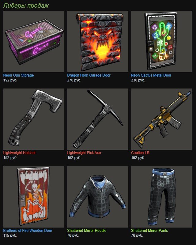 Обновление в магазине RUST от 20.05.2021