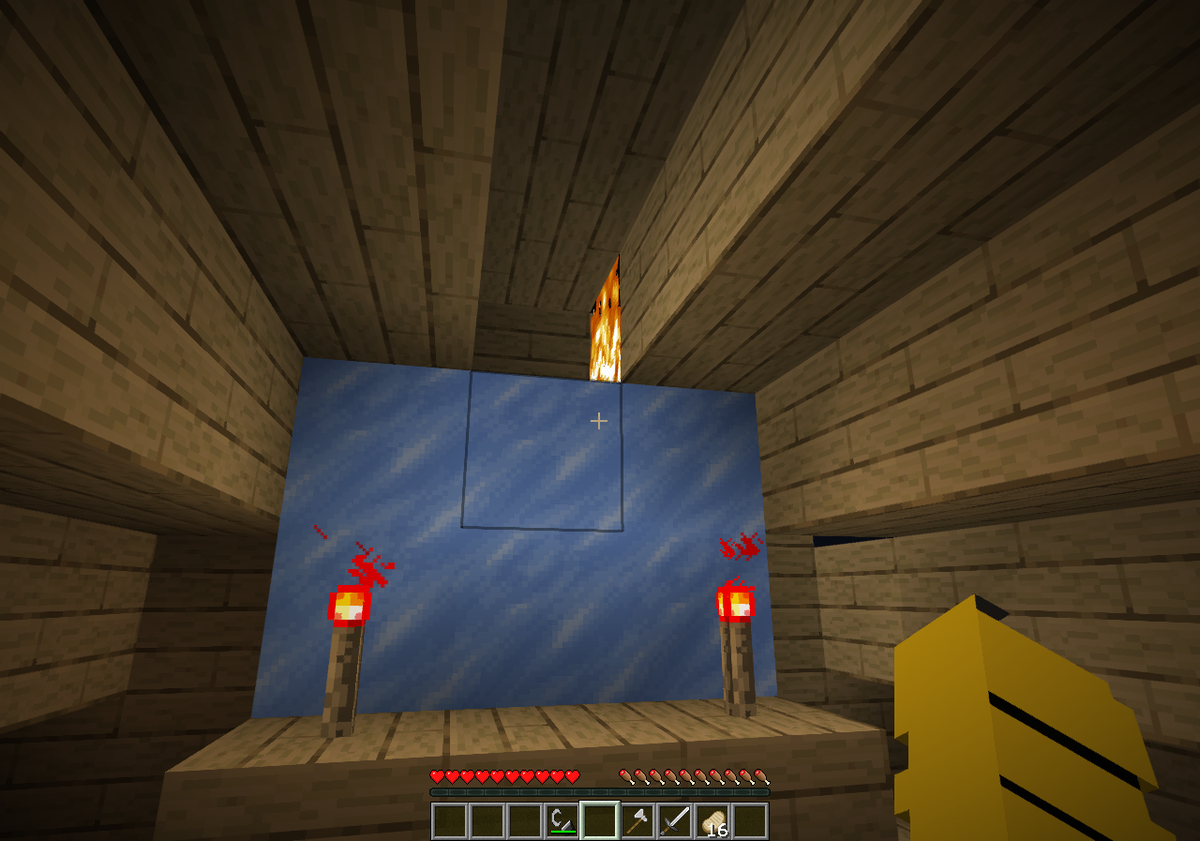 Это я забыл потушить огонь вовремя и дом загорелся