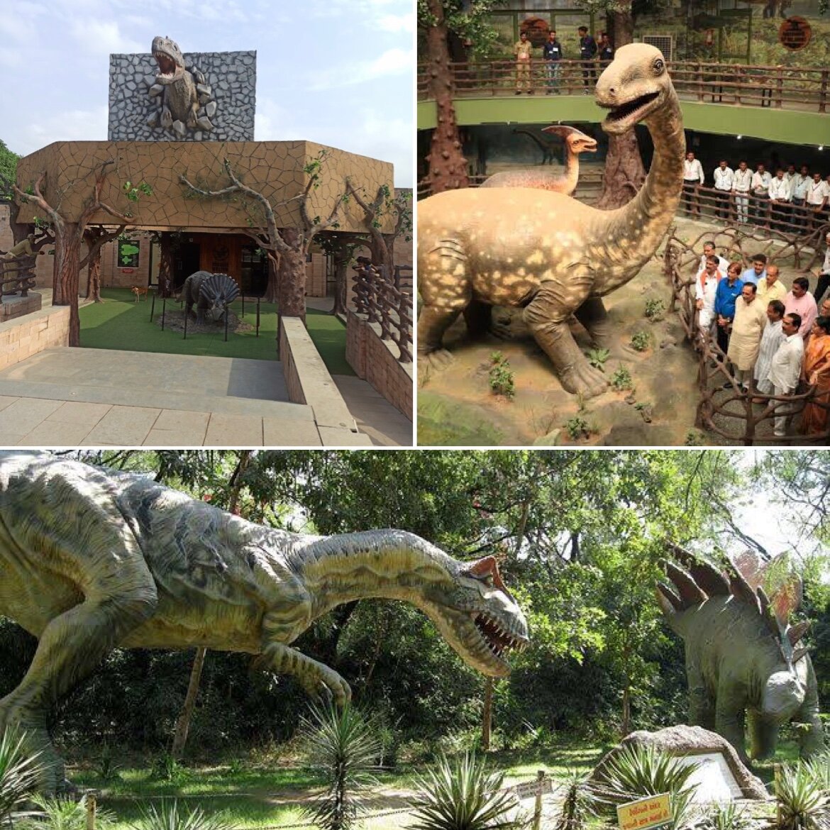 Музей динозавров изнутри