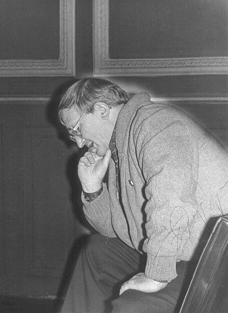 Борис Стругацкий. Октябрь 1987 года. Фото из моего архива.