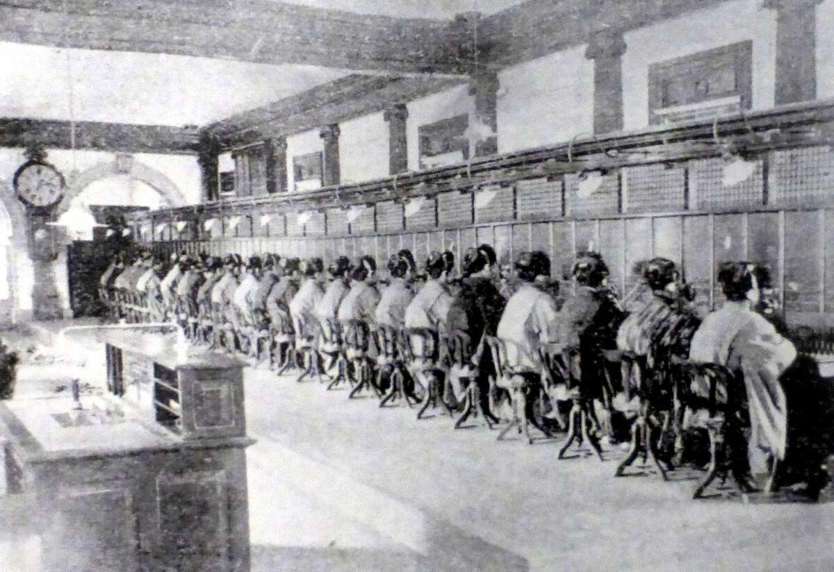 Японская телефонная станция, 1902 г.