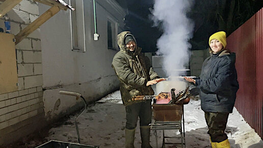 В ДОМЕ РЕМОНТ И РАЗРУХА! ПРИХОДИТСЯ ГОТОВИТЬ НА УЛИЦЕ! НАША ФЕРМА! ЖИЗНЬ ПРОСТЫХ ЛЮДЕЙ В ДЕРЕВНЕ!