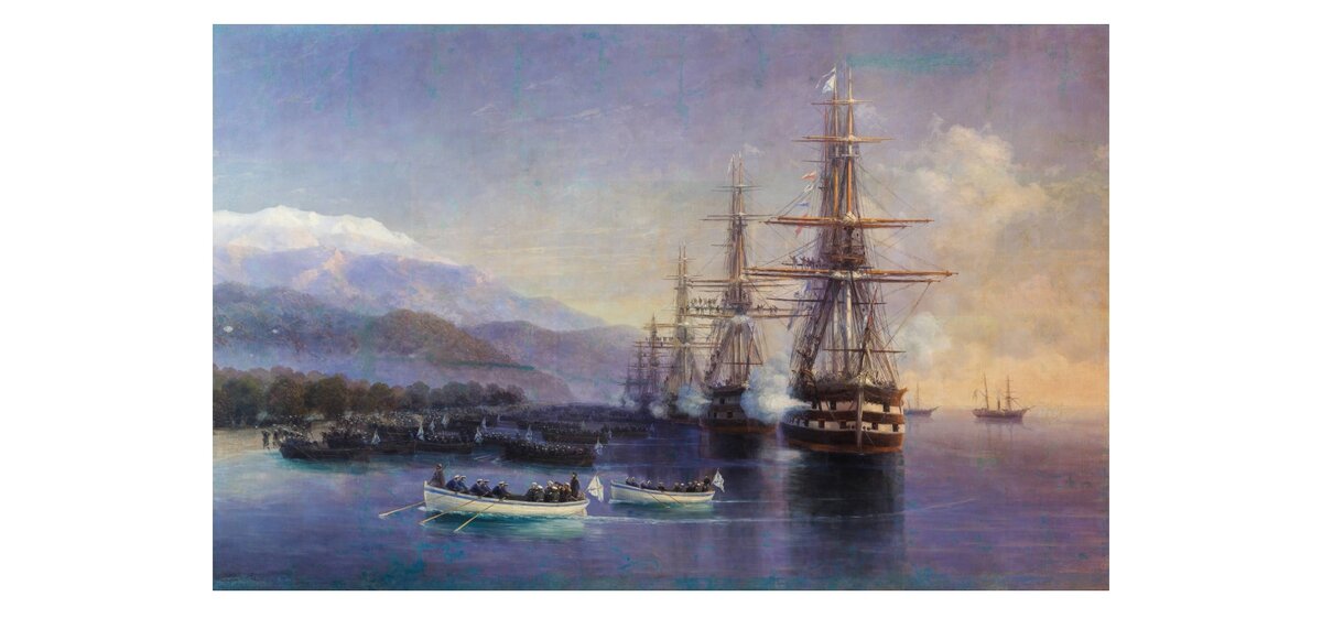  Иван Айвазовский, "Десант в Субаше"