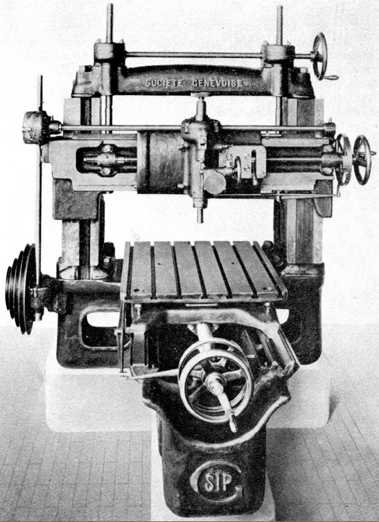 Первый координатно-расточной станок MP-5 фирмы SIP (1919-1921 гг.)