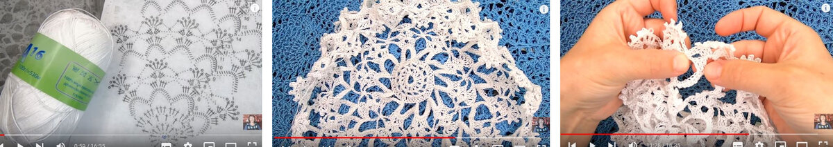 Вот так в быстром пробеге выглядит видео-урок.  Скроншоты автора с видео выбранной мастерицы