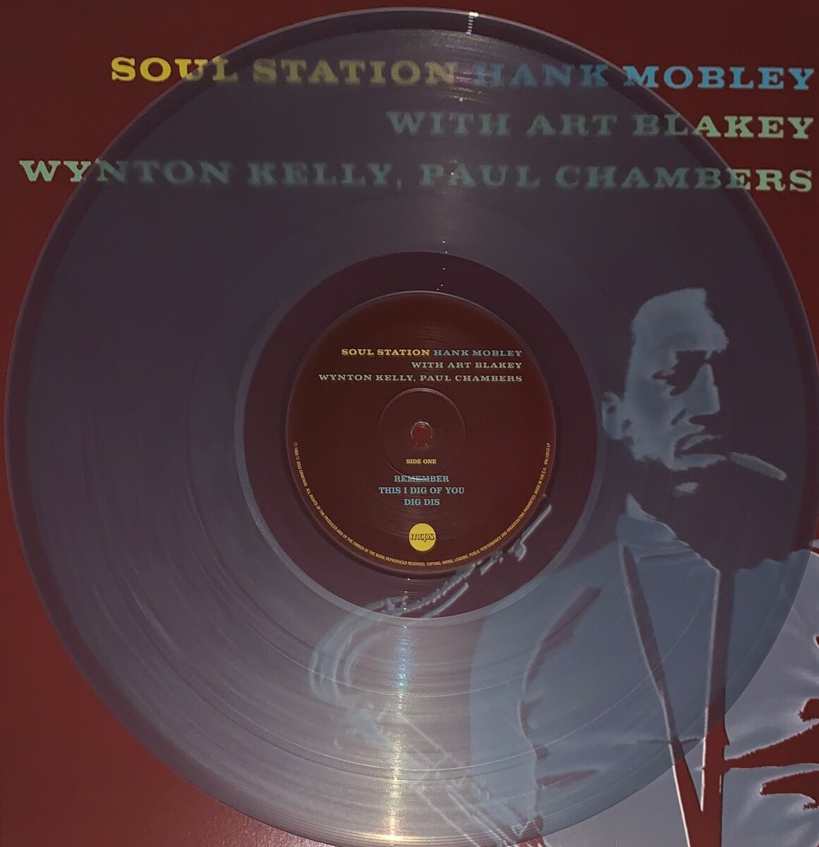 Soul Station - Hank Mobley (clear vinyl) side one