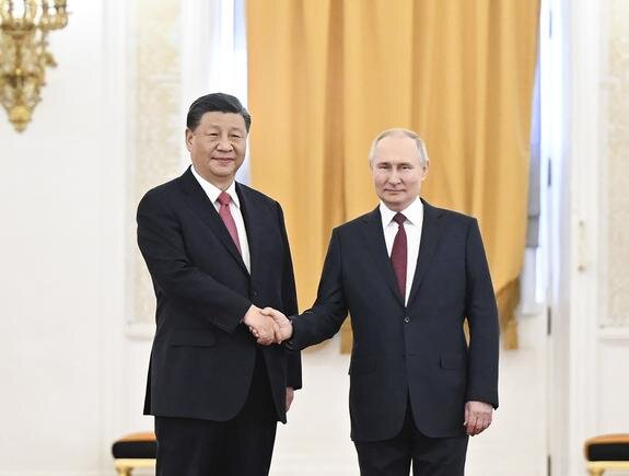    Президент России Владимир Путин и председатель КНР Си Цзиньпин, Xie Huanchi / globallookpress.com
