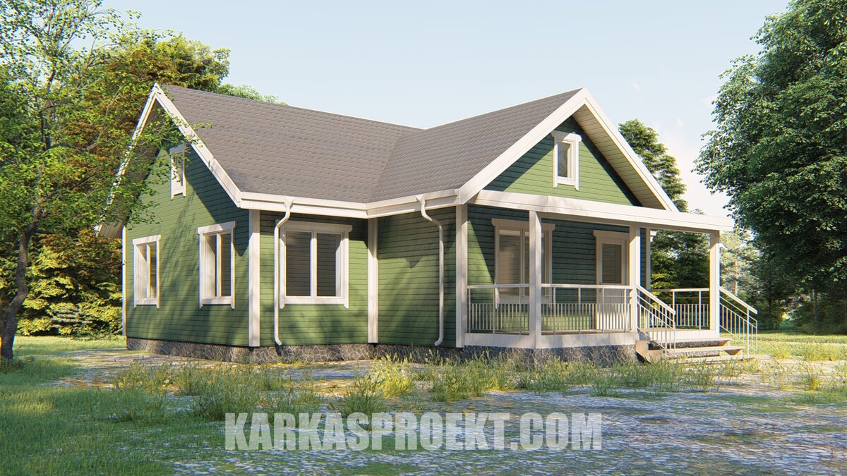 Сборный дом в Туапсе терраса