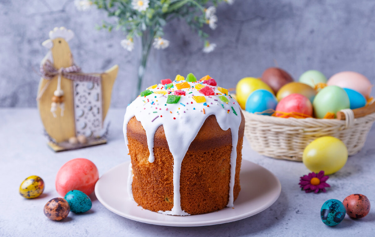 Пасхальный кулич на живых дрожжах