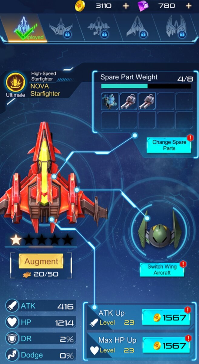 NOVA: Fantasy Airforce 2050 — очень качественный скролл-шутер для Android и  iOS | Only Top Apps | Дзен