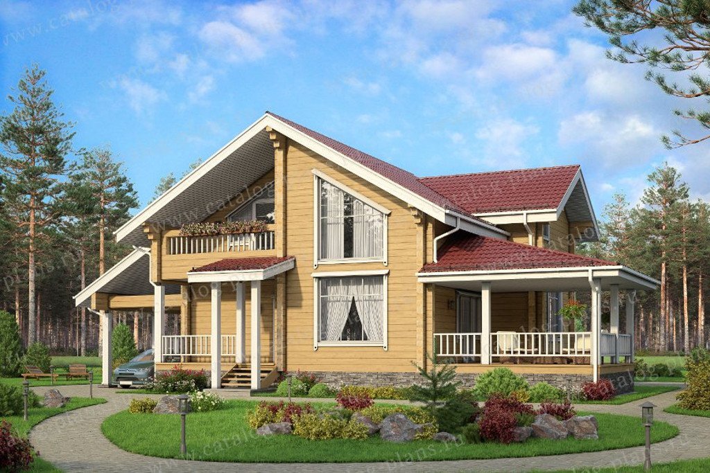 13-17 - Проект двухэтажного деревянного дома