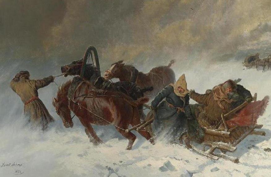 Картина художника Н.Е. Сверчкова. Фото с сайта ok.ru 