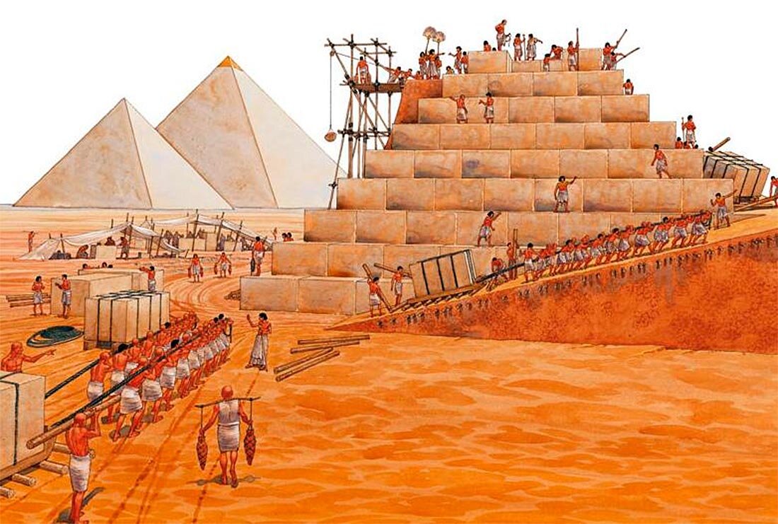  Были в Египте? Кто же из нас не восхищался этими необычайными памятниками истории, и не удивлялся, как можно построить такую махину без современной техники?