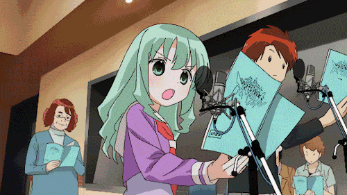 Озвучивание аниме - популярная работа, так как в Японии около 130 школ озвучивания.