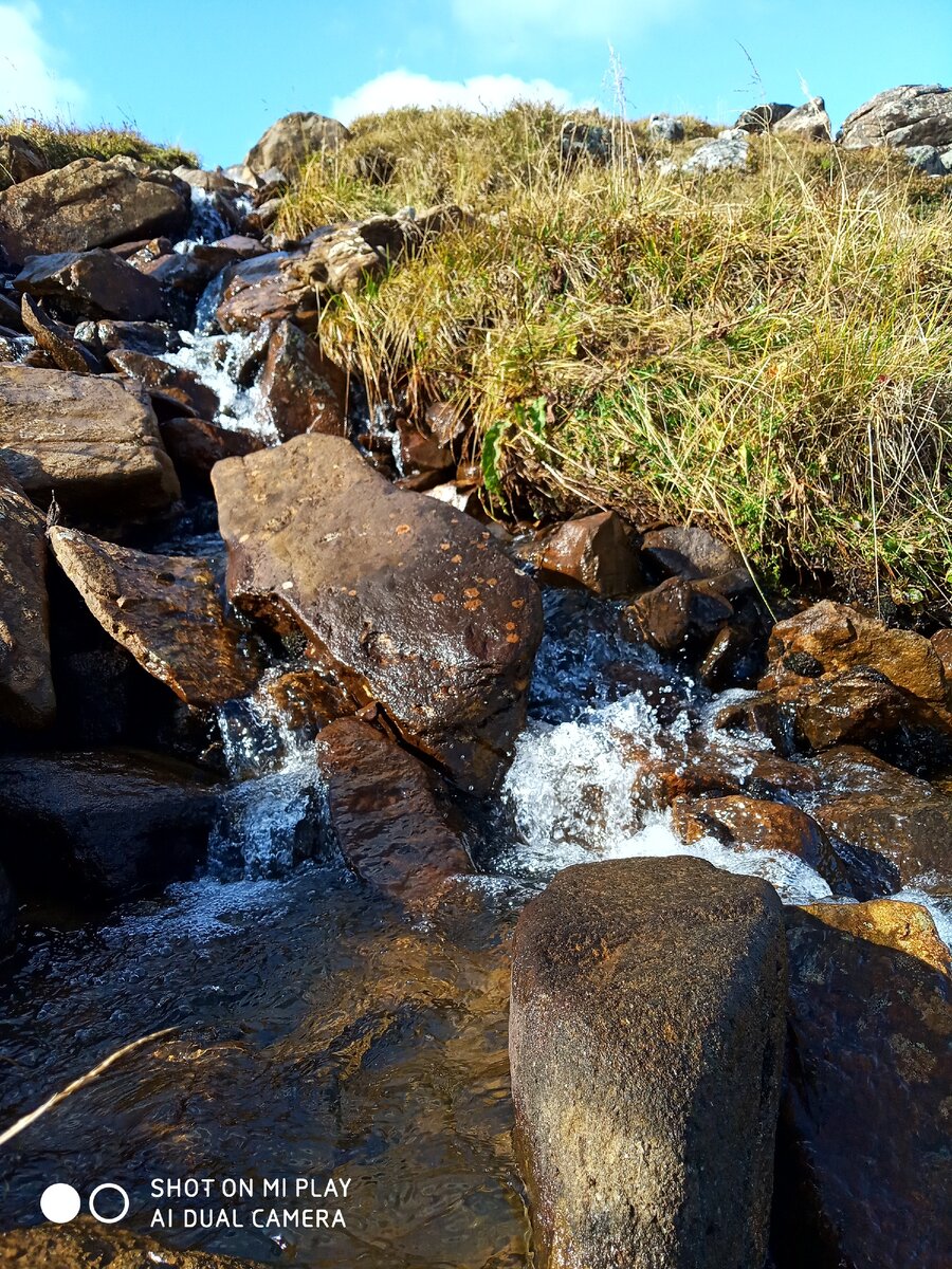 Горные ручьи с чистейшей талой водой