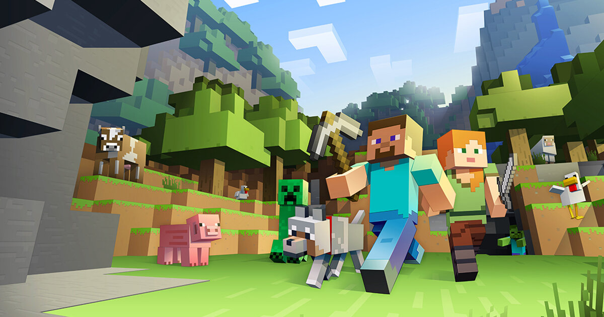 Простой, но привлекательный стиль - визитка Mojang. 